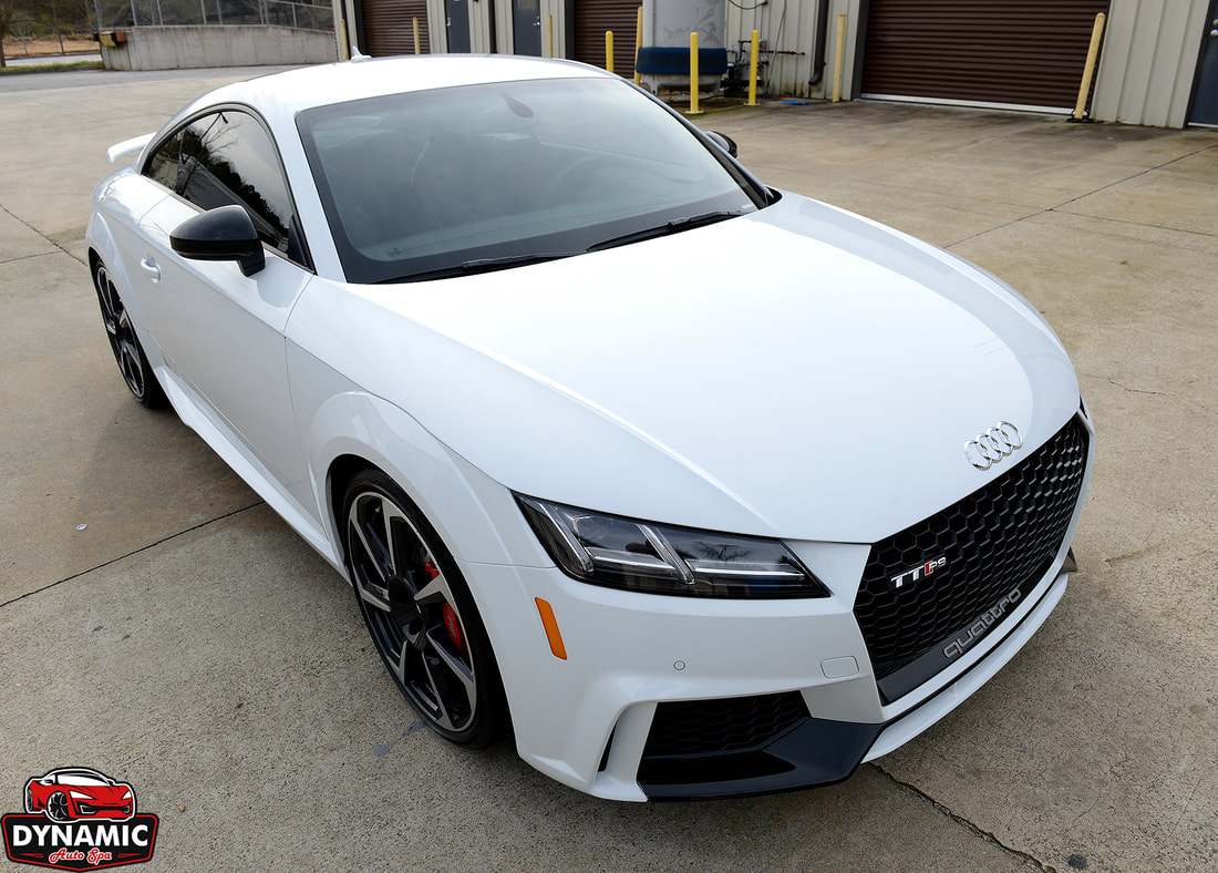 Audi TT RS Gets Window Tint, Paint Protection Film and Paint Coating